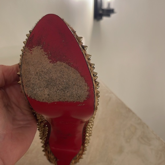 Christian Louboutin Platform Sandals Size 37. - Picture 11 of 15